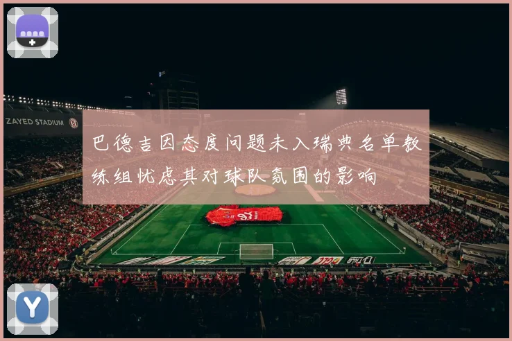 巴德吉因态度问题未入瑞典名单教练组忧虑其对球队氛围的影响